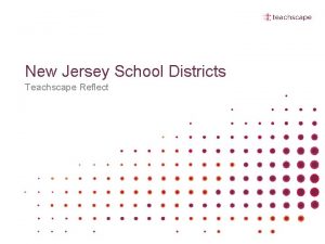 New Jersey School Districts Teachscape Reflect Leona Jamison