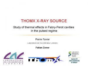 THOMX XRAY SOURCE Study of thermal effects in