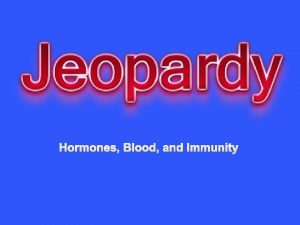 Hormones Blood and Immunity Endocrine Virtual Rats Hormones