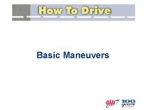 Basic Maneuvers Lateral Movement Process Before moving left