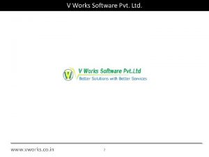 V Works Software Pvt Ltd www vworks co