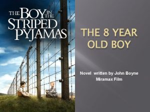 THE 8 YEAR OLD BOY Novel written by