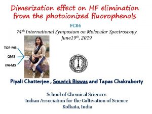 Dimerization effect on HF elimination from the photoionized