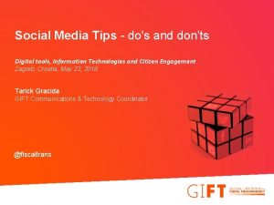 Social Media Tips dos and donts Digital tools