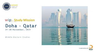 Doha Qatar 21 28 November 2021 MiddleEastern Studies