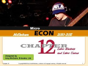 Micro Mc Eachern ECON 12 2010 2011 CHAPTER