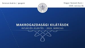 Balatoni Andrs Igazgat Magyar Nemzeti Bank 2020 mrcius