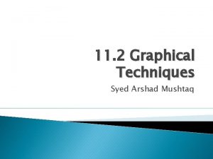 11 2 Graphical Techniques Syed Arshad Mushtaq Graphs