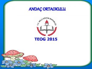 ANDA ORTAOKULU 2014 2015 retim Ylnda 8 snfta