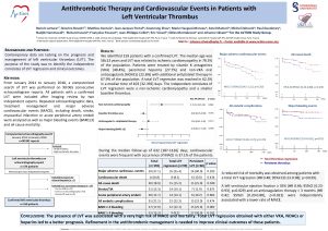 Antithrombotic Therapy and Cardiovascular Events in Patients with
