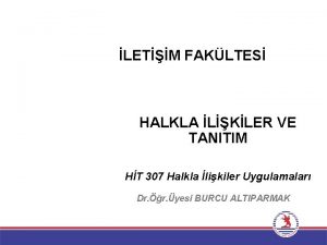 LETM FAKLTES HALKLA LKLER VE TANITIM HT 307