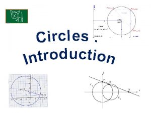 Circle Geometry Introduction KUS objectives BAT Find midpoints
