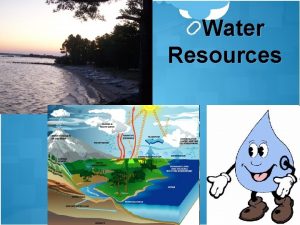 Water Resources Water Cycle Water is constantly moving