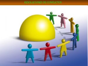 RESOLUCIONES DE CONFLICTOS METODOS DE RESOLUCION DE CONFLICTOS