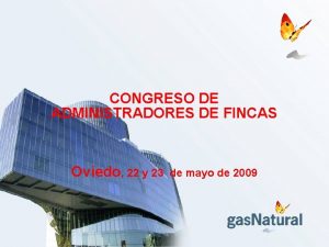 CONGRESO DE ADMINISTRADORES DE FINCAS Oviedo 22 y