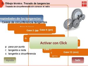 2 Dibujo tcnico Trazado de tangencias Trazado de