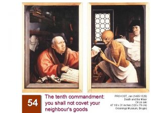 54 The tenth commandment you shall not covet