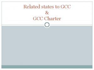 Related states to GCC GCC Charter Jordan Request