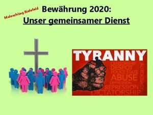 Bewhrung 2020 Unser gemeinsamer Dienst Male ld e