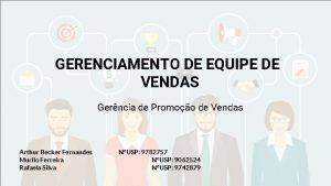 GERENCIAMENTO DE EQUIPE DE VENDAS Gerncia de Promoo