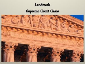 Landmark Supreme Court Cases Marbury v Madison 1803