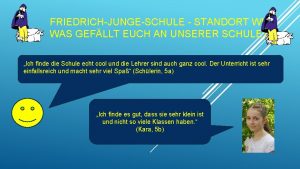 FRIEDRICHJUNGESCHULE STANDORT WIK WAS GEFLLT EUCH AN UNSERER