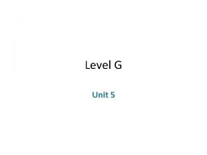 Level G Unit 5 acuity Positive Etymology Latin