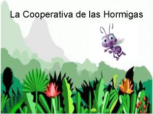 La Cooperativa de las Hormigas rase una vez
