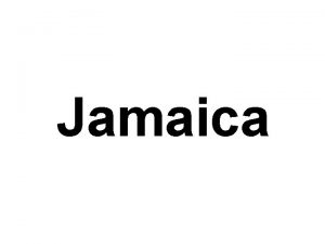 Jamaica Mapa de Localizacin de Jamaica es un