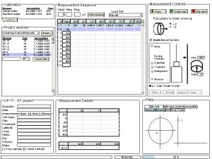 Calibration filename Sample holder Standard sample Time 0