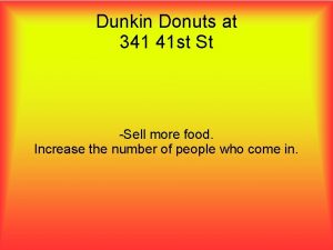 Dunkin Donuts at 341 41 st St Sell