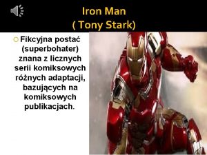 Iron Man Tony Stark Fikcyjna posta superbohater znana