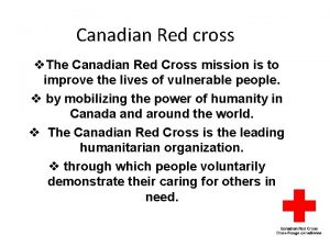 Canadian Red cross v The Canadian Red Cross