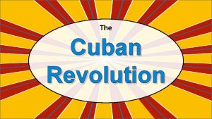 The Cuban Revolution Where is Cuba Cuba in