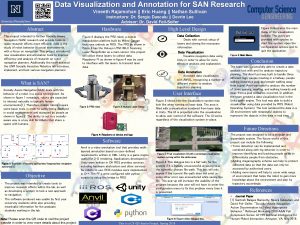 Data Visualization and Annotation for SAN Research Vineeth