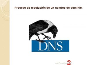 Proceso de resolucin de un nombre de dominio