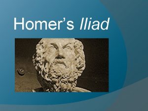 Homers Iliad Bell Ringer What is rage How