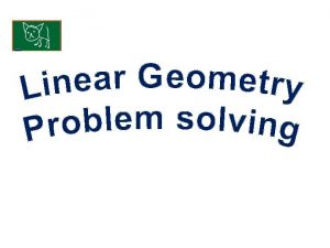 coordinate geometry KUS objectives BAT solve linear geometry