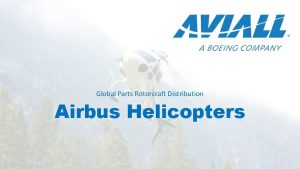 Global Parts Rotorcraft Distribution Airbus Helicopters AS 350