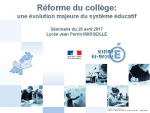 Rforme du collge une volution majeure du systme