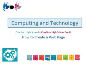 Computing and Technology Chorlton High School Chorlton High