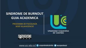 SINDROME DE BURNOUT GUIA ACADEMICA PROGRAMA DE PSICOLOGA