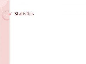 Statistics Hypothesis Testing Hypothesis is a testable statement