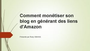 Comment montiser son blog en gnrant des liens