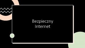 Bezpieczny Internet Komputer z dostpem do Internetu jest