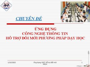 CHUYN NG DNG CNG NGH THNG TIN H