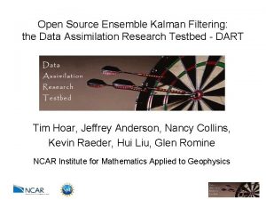 Open Source Ensemble Kalman Filtering the Data Assimilation