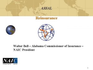 ASSAL Reinsurance Walter Bell Alabama Commissioner of Insurance