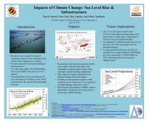 Impacts of Climate Change Sea Level Rise Infrastructure