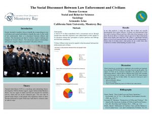 The Social Disconnect Between Law Enforcement and Civilians